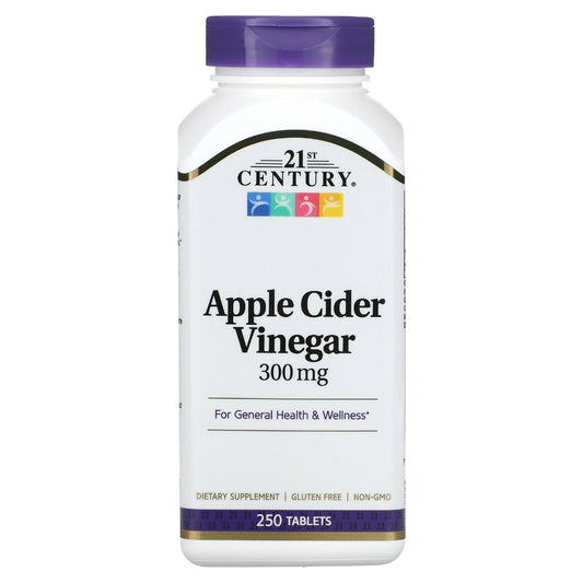 21st Century Apple Cider Vinegar, 300 Mg, Tablets