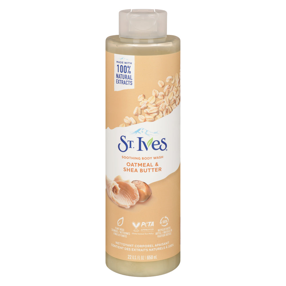 St. Ives Body Wash, Soothing, Oatmeal & Shea Butter 22 Fl Oz