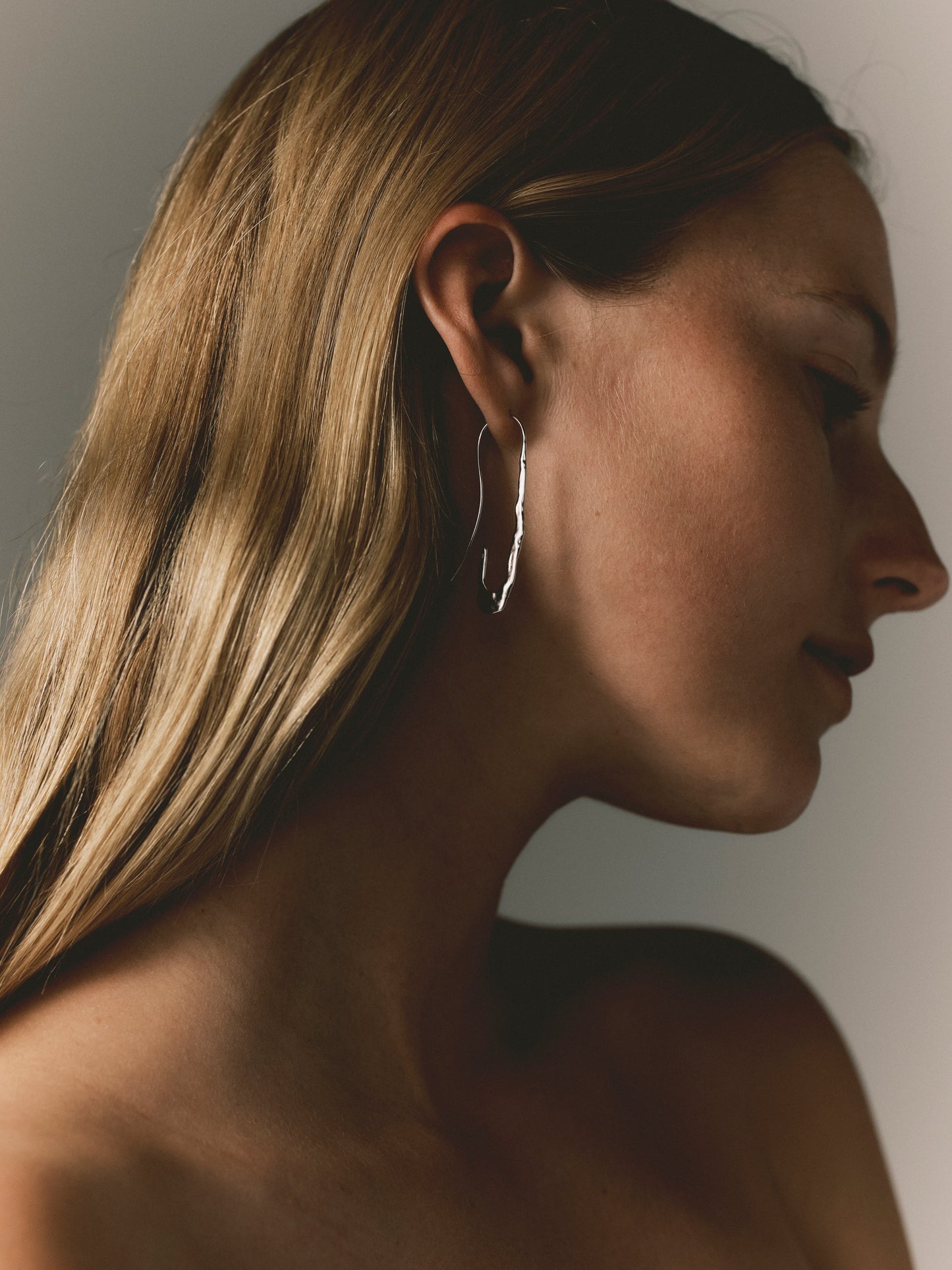 Sophia Large Paperclip Earrings
