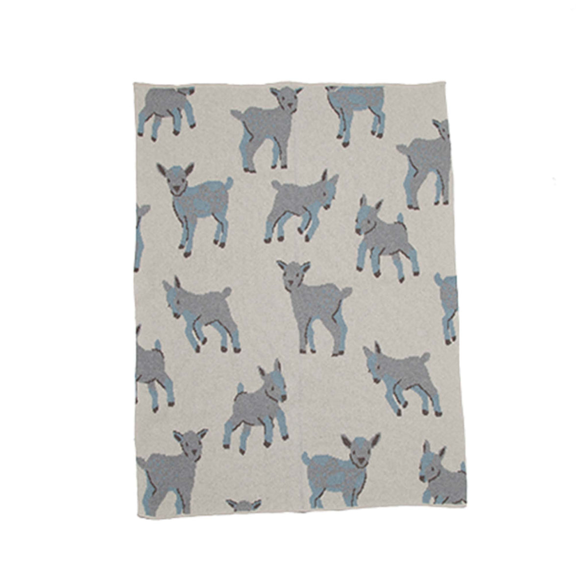 Baby Goat - Cotton Knit Blanket