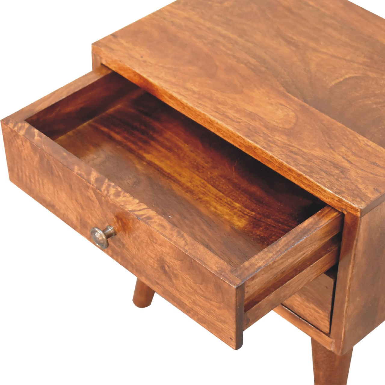 Solid Wood Mini Modern Bedside Table