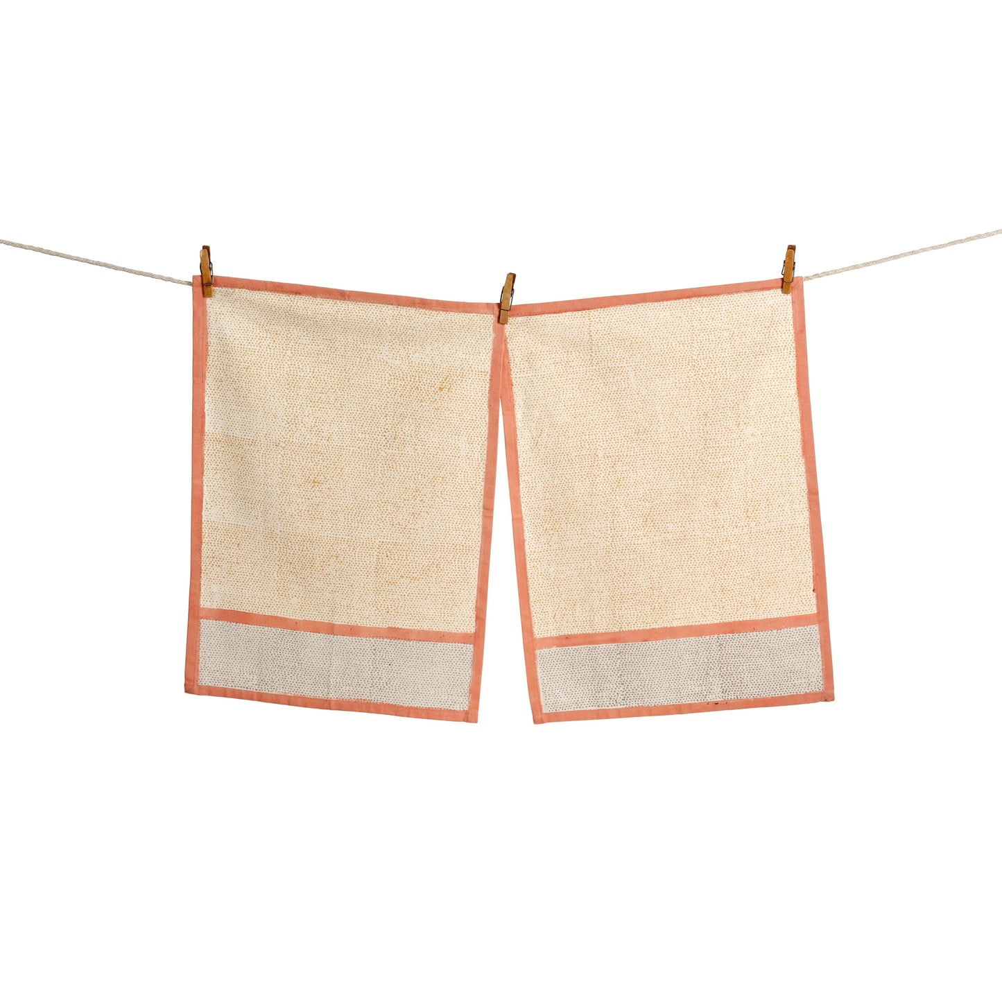 Kora Cotton Kitchen Towels | Set of 2 | RAINDROP