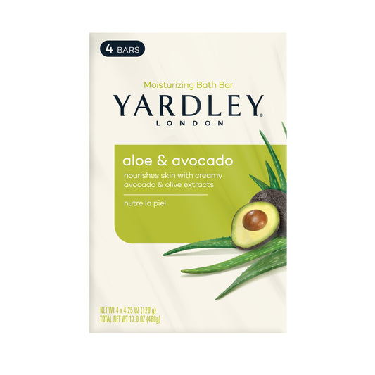 Yardley London Bath Bar, Nourishing, Aloe & Avocado