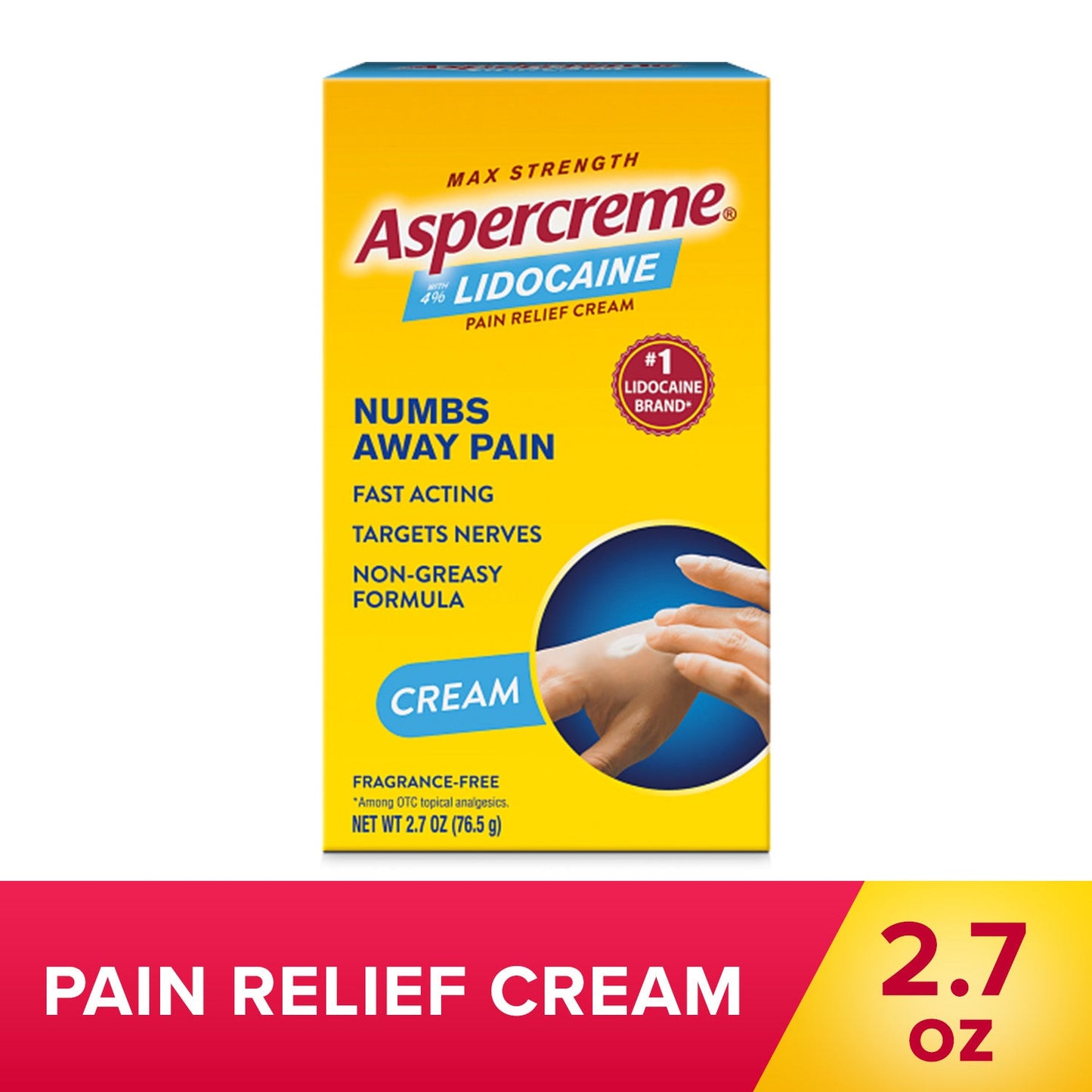 Aspercreme Maximum Strength Pain Relief Cream With Lidocaine