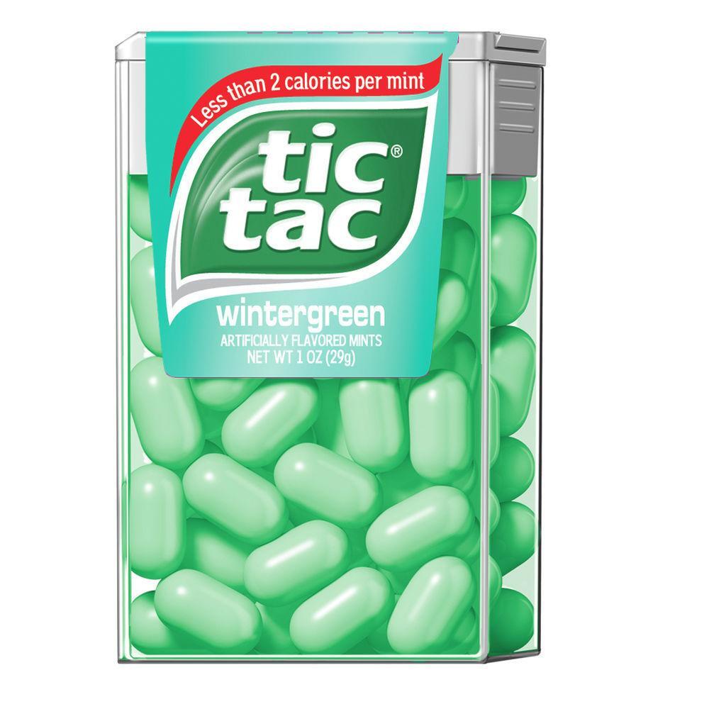 Tic Tac Mints Wintergreen – 12 Pack, 1 Oz Packs
