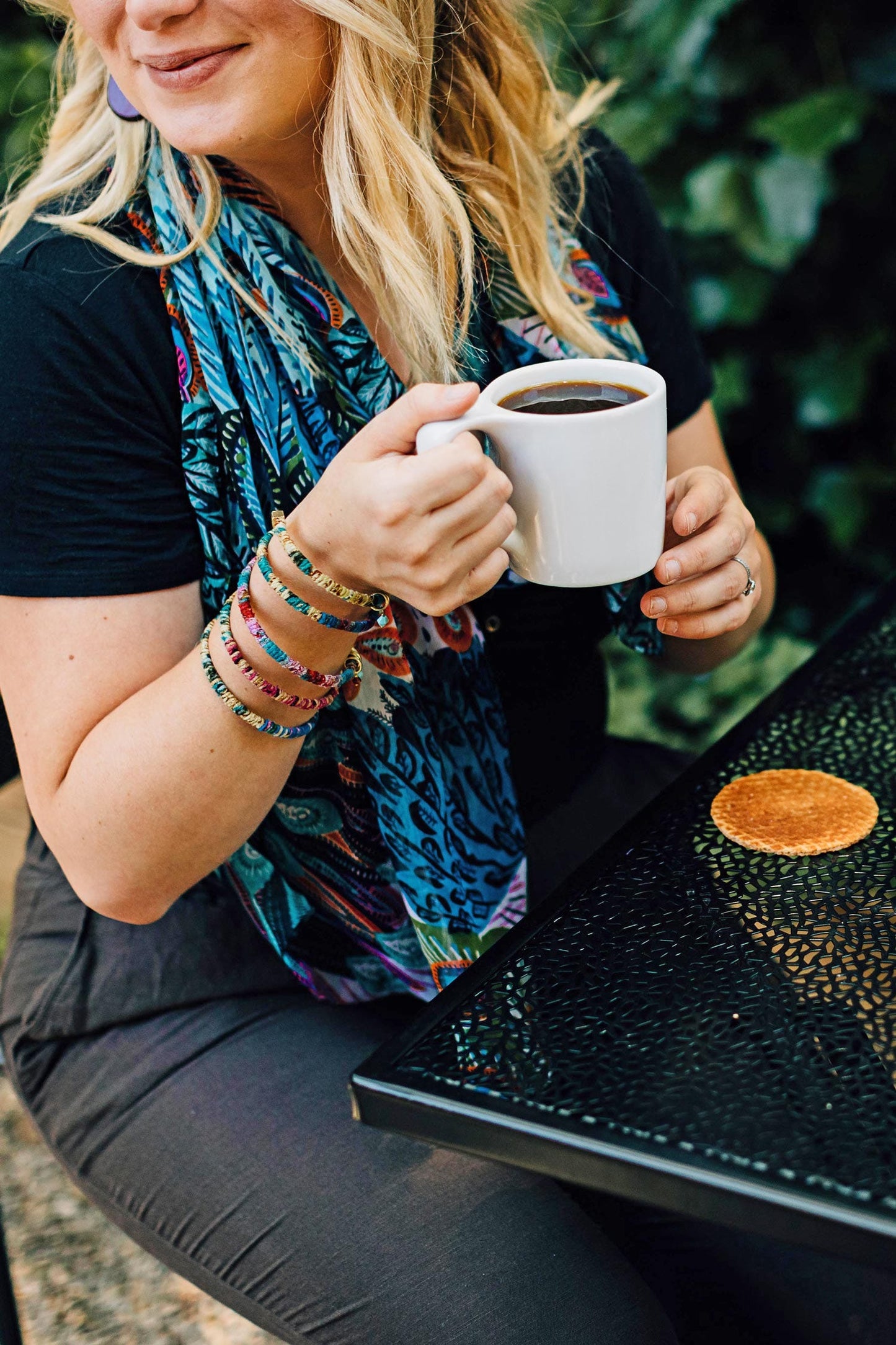 Peacock Pattern Scarf