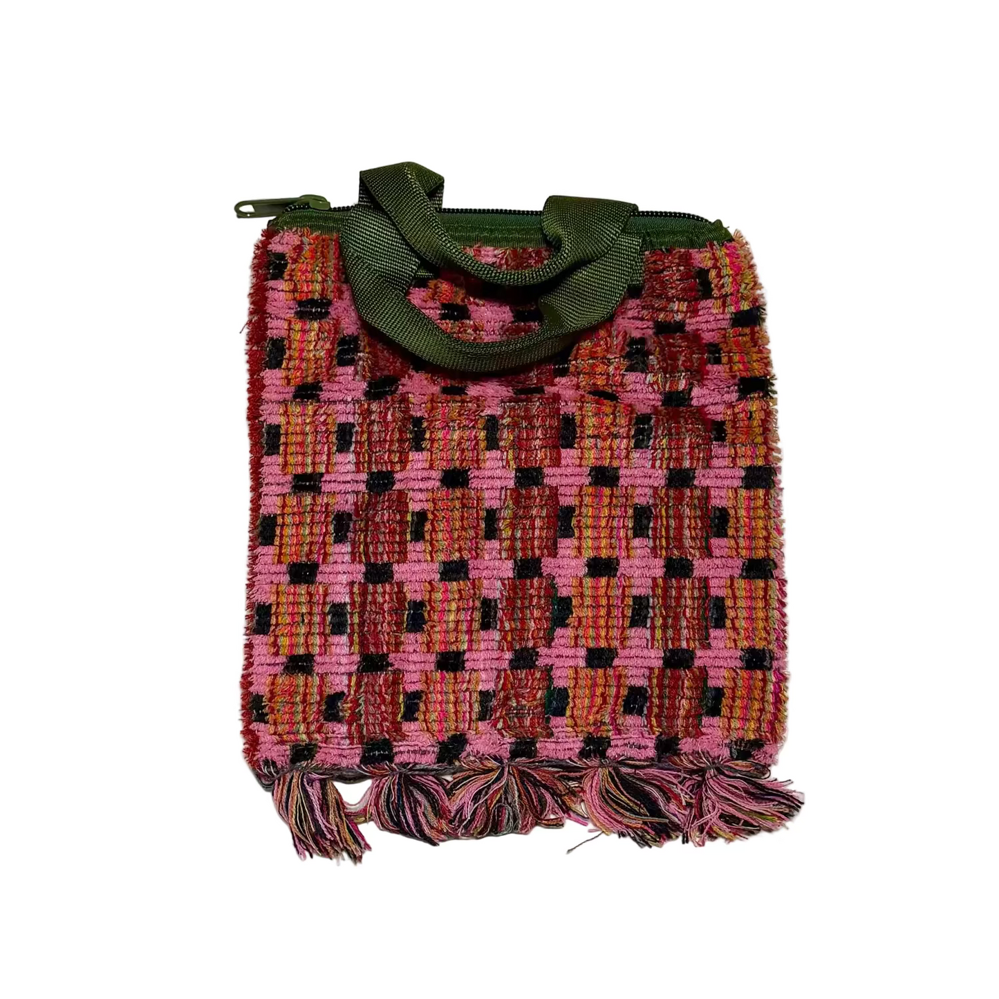 TRUCK SEAT FABRIC SMALL TOTE