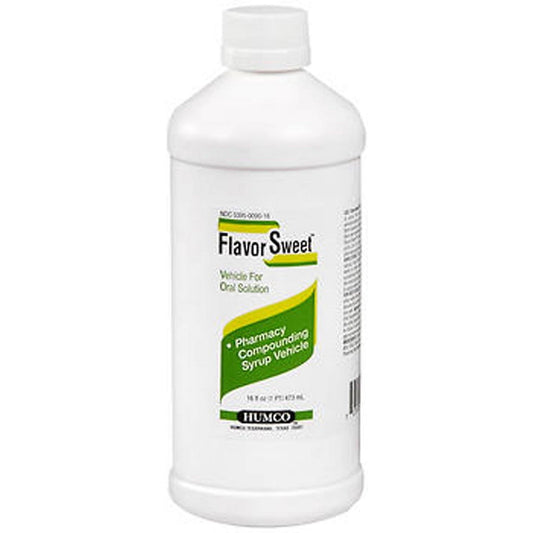 Humco Flavor Sweet Pharmacy Compounding Syrup 16 Oz