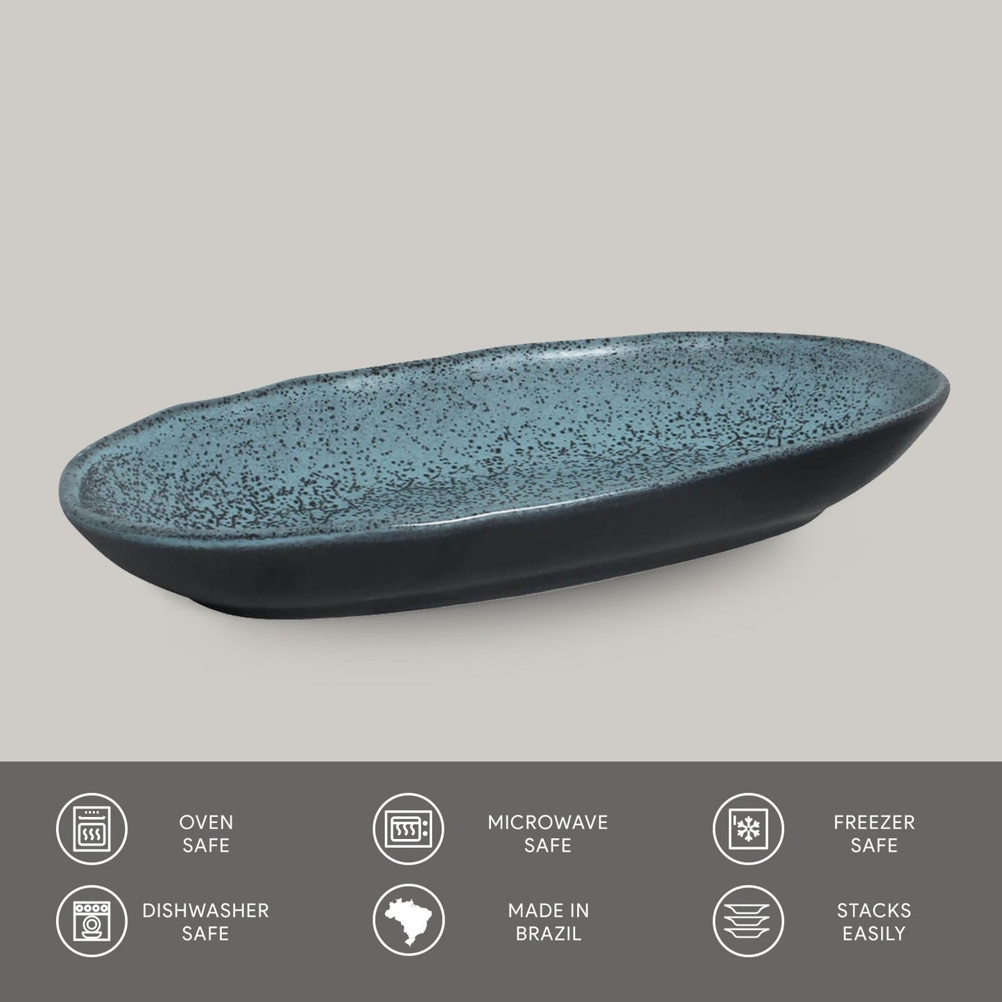 Deep Oval Platter Set of 4