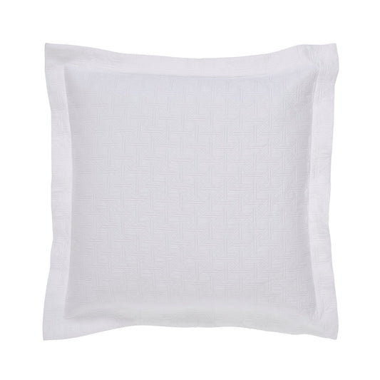 Frontier Geometric Matelasse Coverlet Sham
