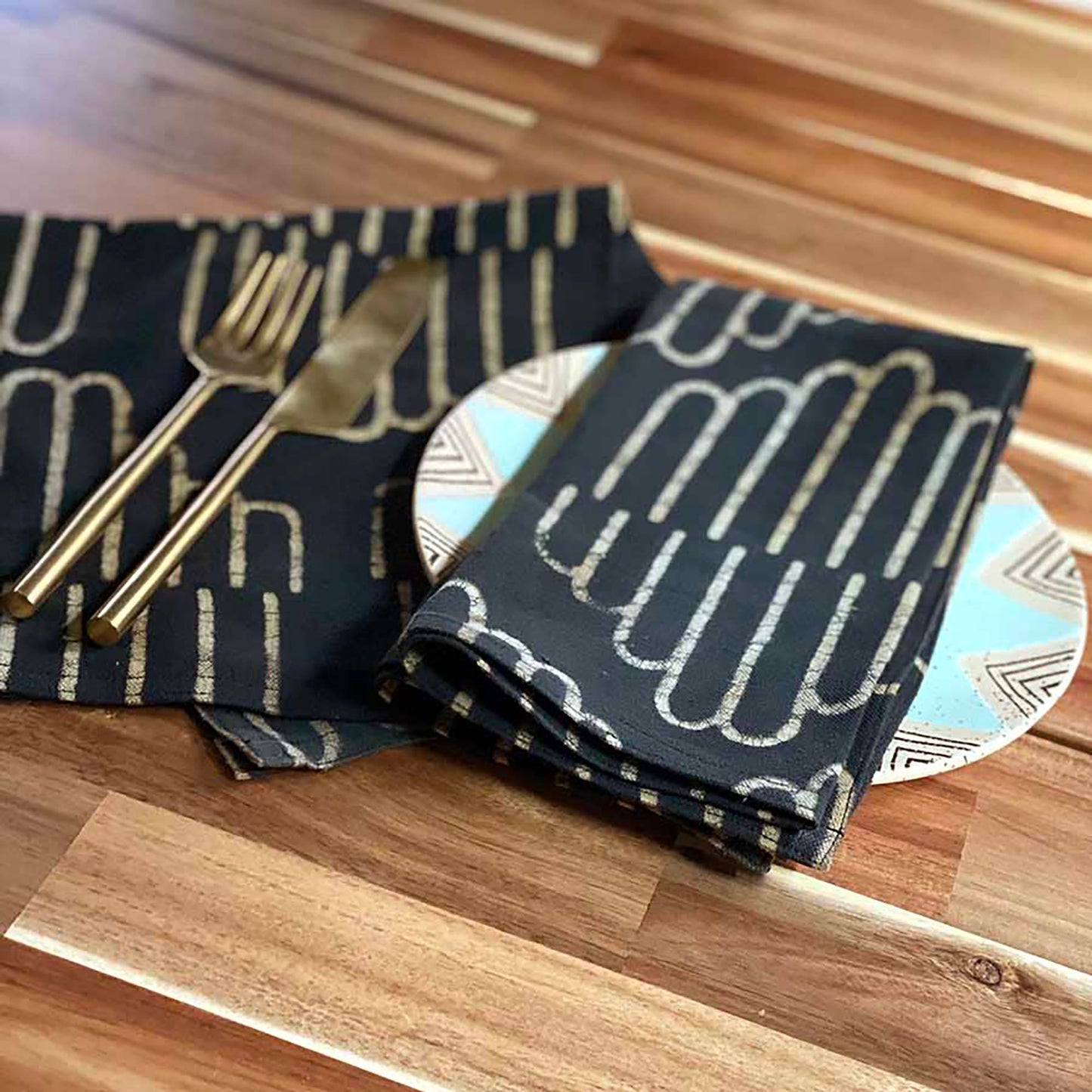 Handcrafted Cotton Table Napkins (Set of 4) - Silo