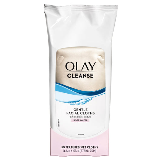 Olay Gentle Facial Cleansing Cloths, Rose Water