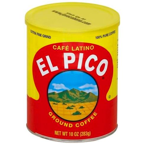 El Pico Coffee, Ground, Extra Fine Grind, Cafe Latino 10 Oz