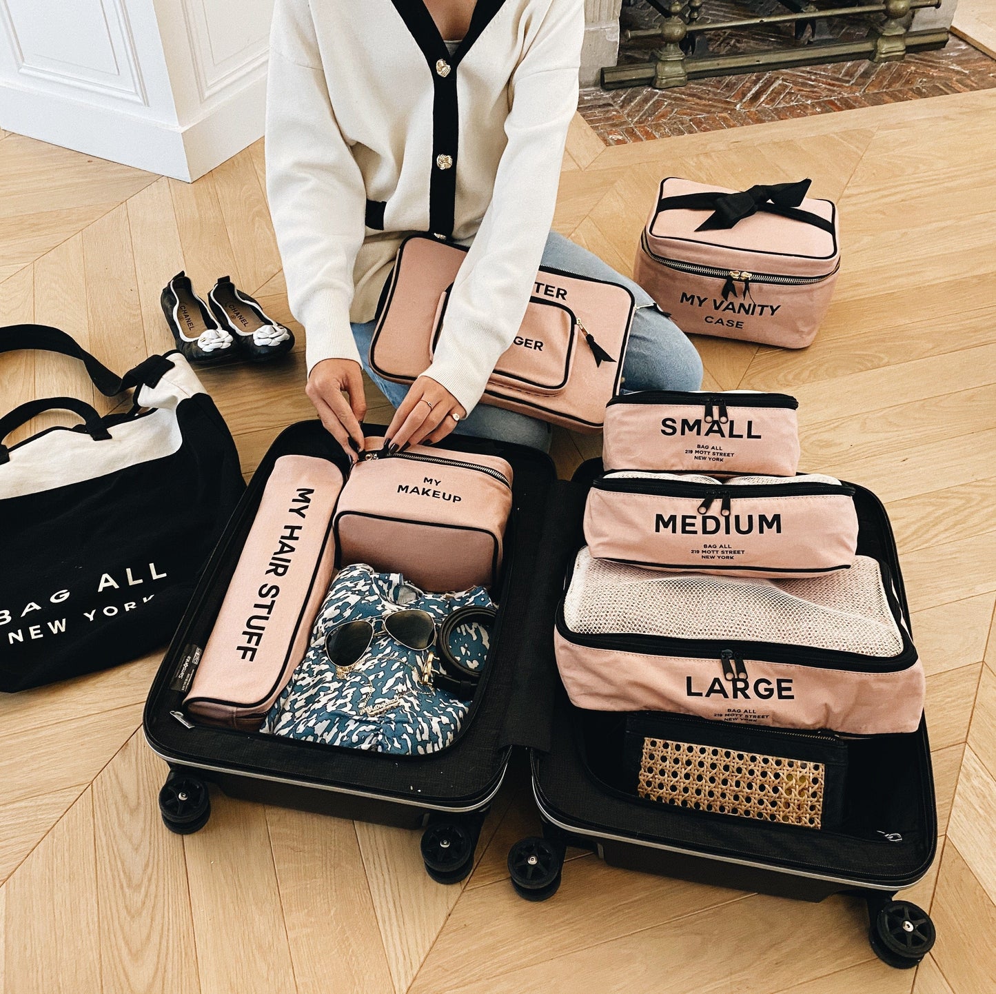 Best Packing Cubes, 3-pack Pink/Blush