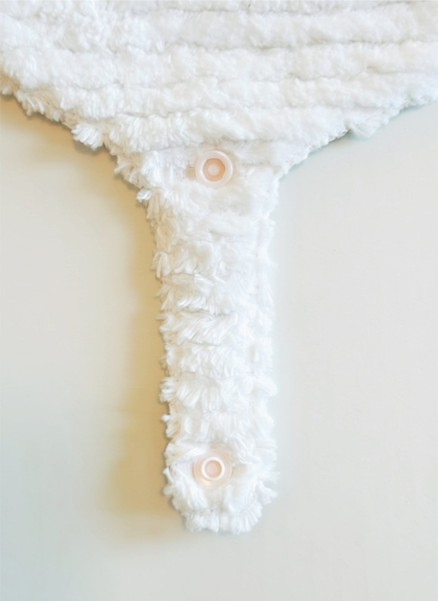 Antique Rose Pacifier Bib