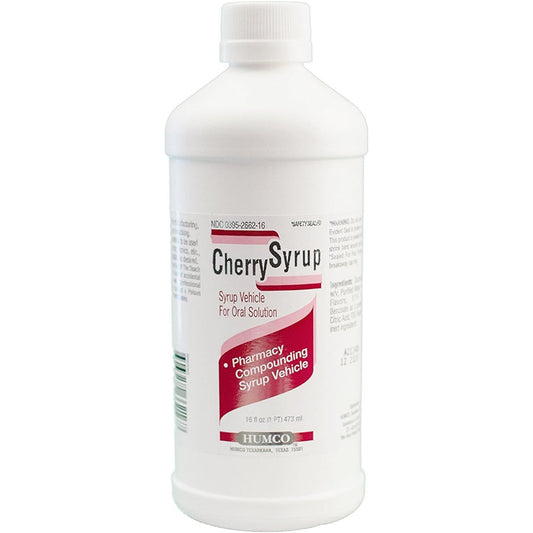 Humco Cherry Simple Syrup Aspirin Free - 16 Oz