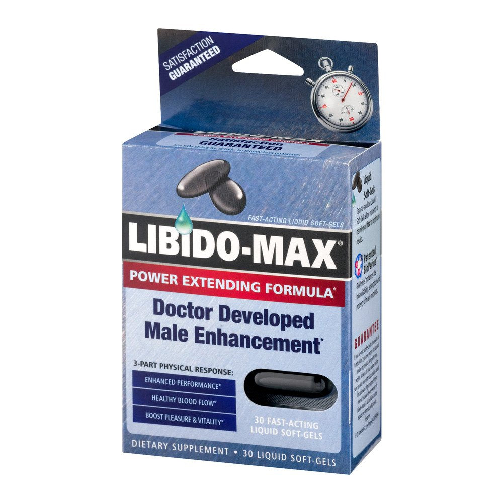 Libido Max Male Enhancement, Liquid Soft-Gels