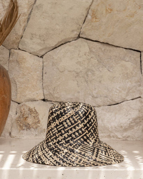 Ombre Woven Bucket Hat