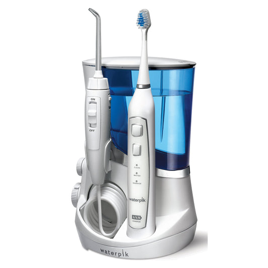 Waterpik Complete Care 5.0 Water Flosser + Sonic Toothbrush White