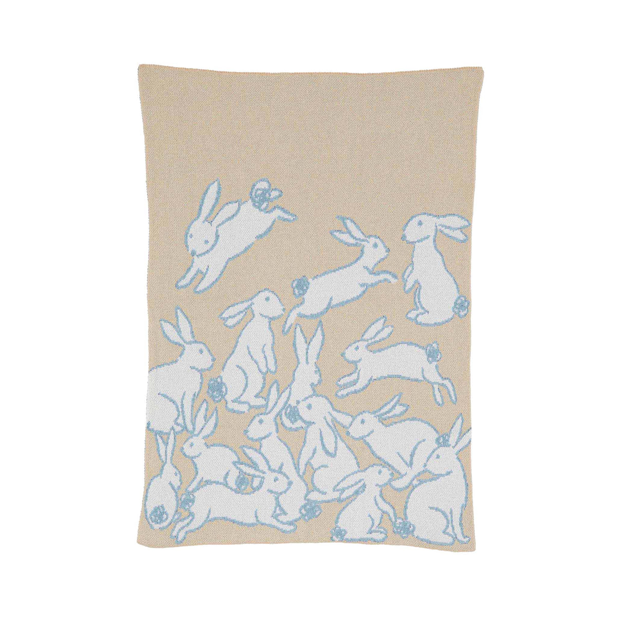 Baby Bunnies - Cotton Knit Blanket
