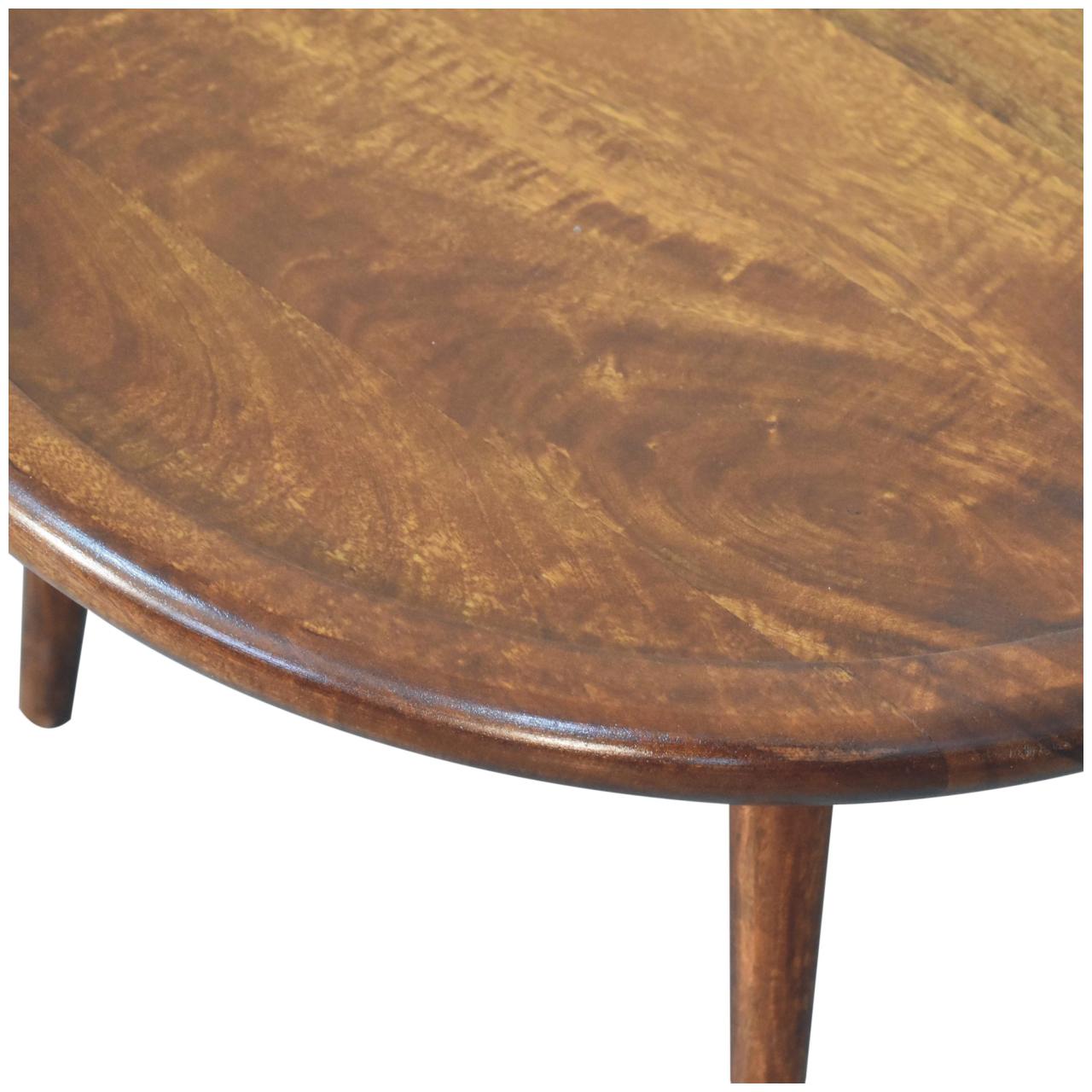 Solid Wood, Chestnut Plate Coffee Table