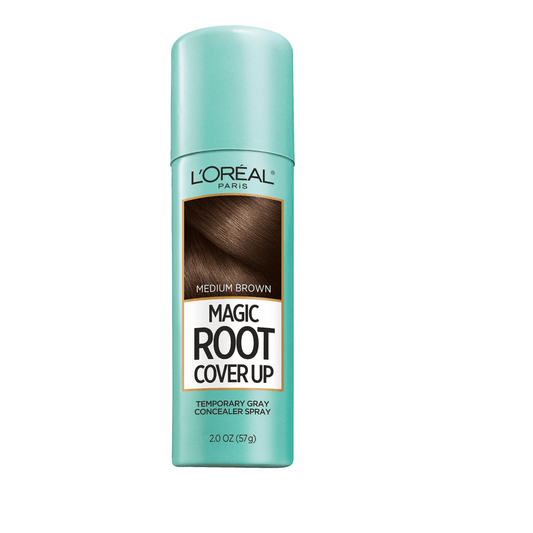 L'oreal L'Oréal Paris Magic Root Cover Up Gray Concealer Spray, Medium Brown