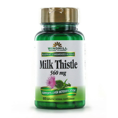 Windmill Milk Thistle 60 Tabs 560mg By Health Products