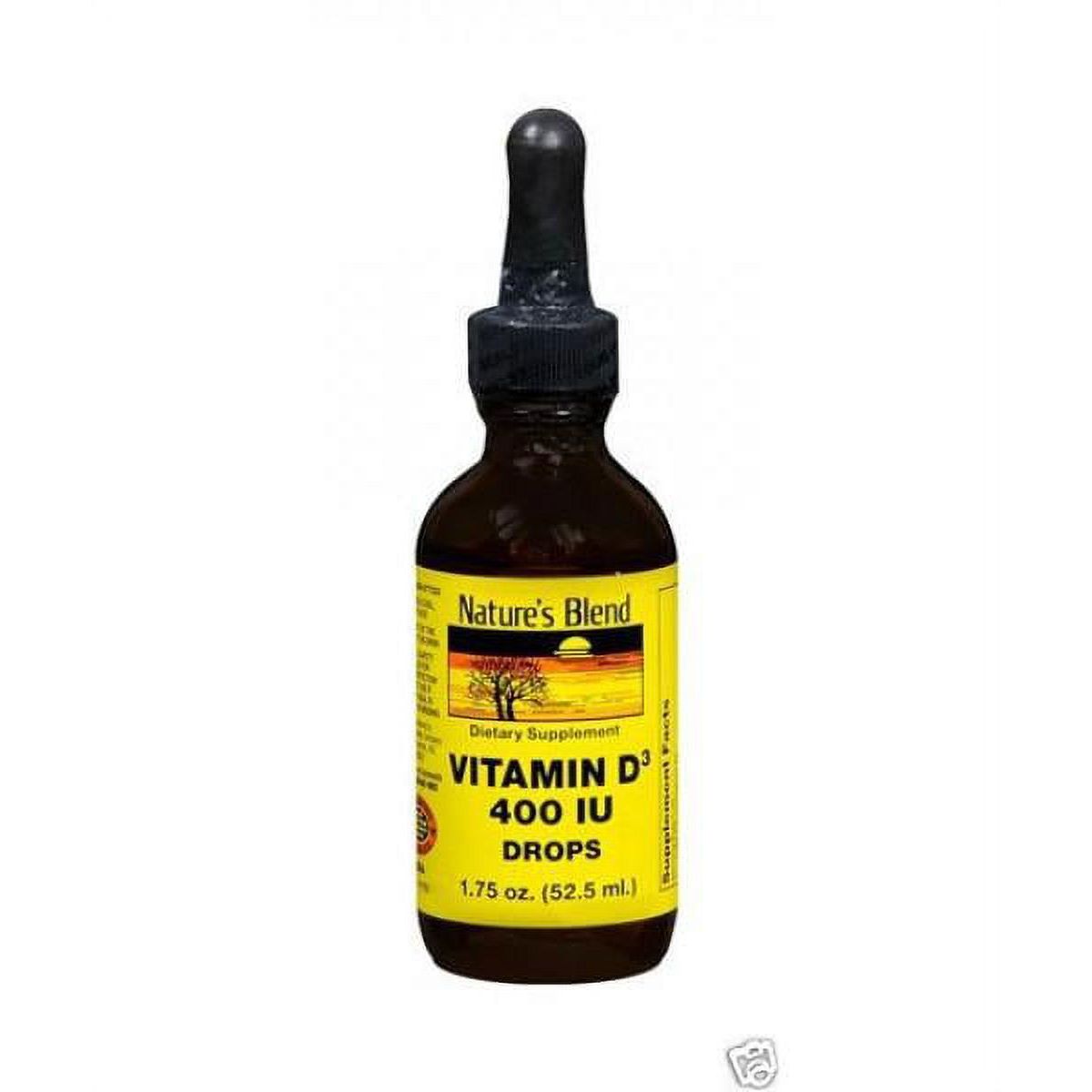 Nature's Blend Vitamin D3 Drops 400 IU - 52 Ml - Osadia Concept Store