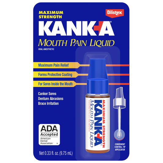 Kanka Mouth Pain Liquid, Maximum Strength 0.33 Fl Oz