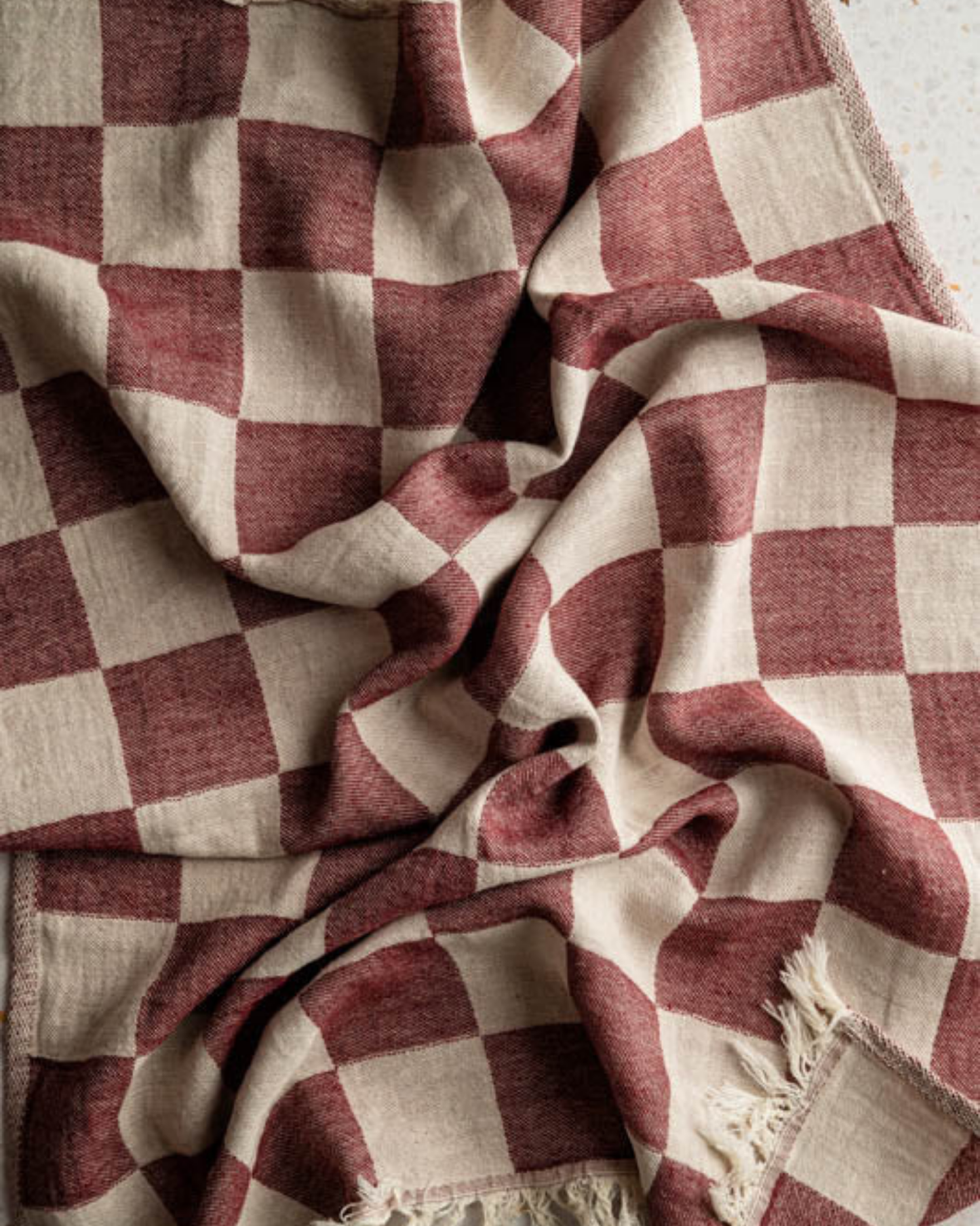 Pomegranate Hand-Stitched Towel Set