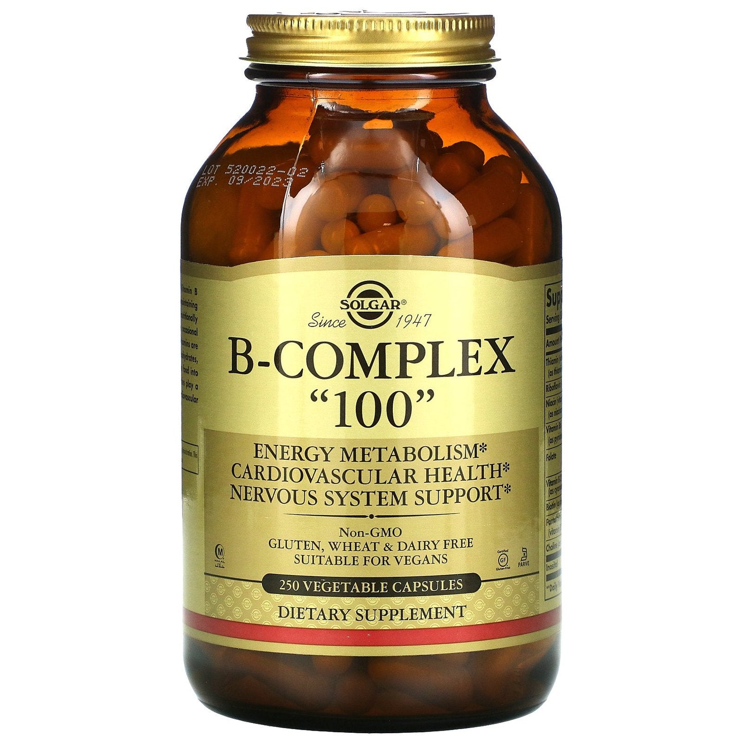 Solgar B-Complex “100” Vegetable Capsules