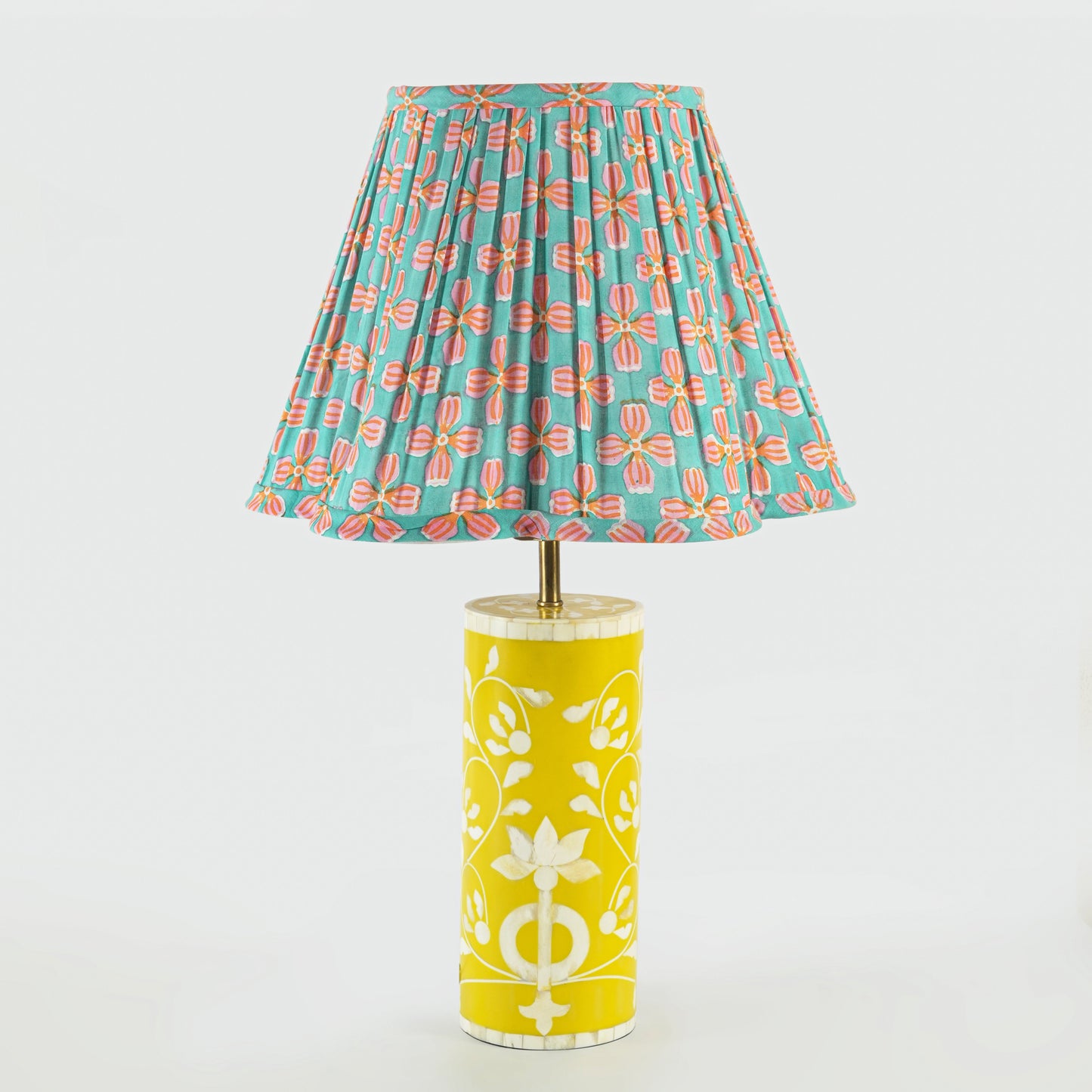 Petals Handblocked Lampshade