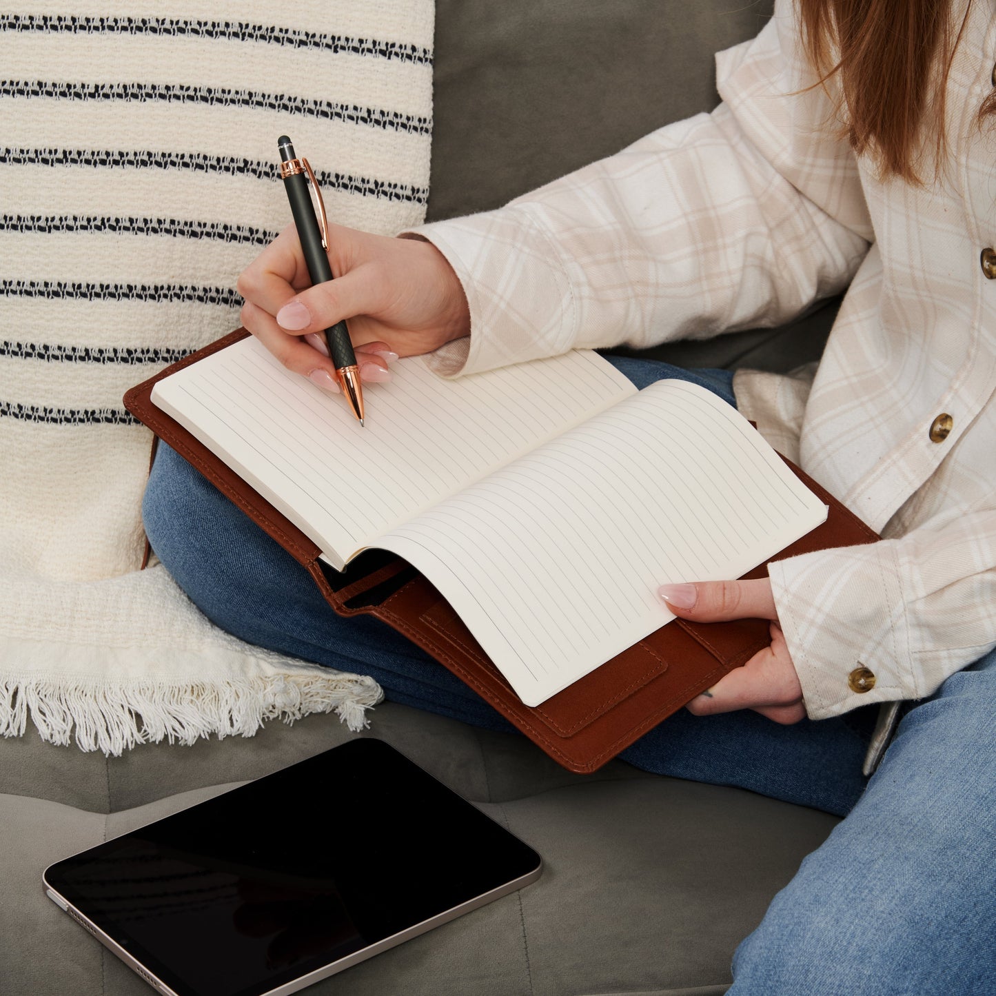 Theodore A5 Leather Journal Cover