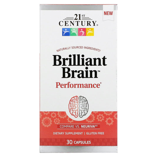 21st Century Brilliant Brain Performance, 30 Capsules