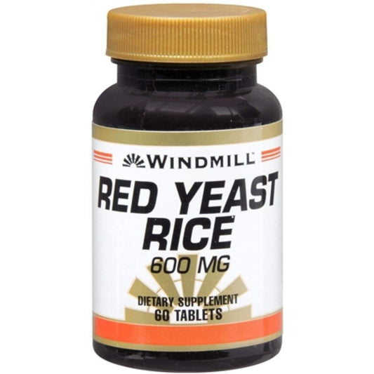 Windmill Red Yeast Rice, 600 Mg, Tablets, 60