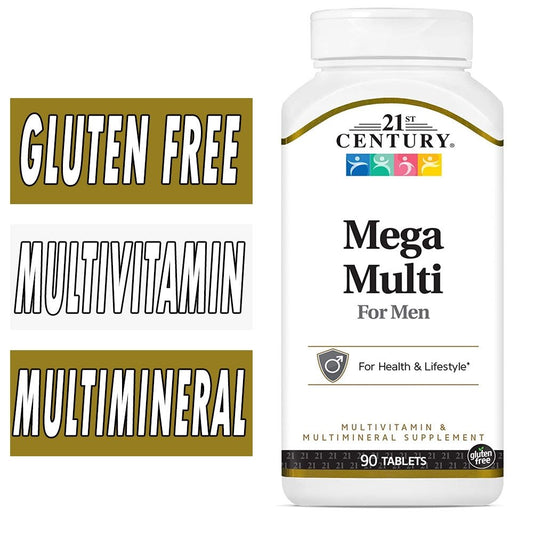 21st Century Mega Multi For Men, Multivitamin, Tablets