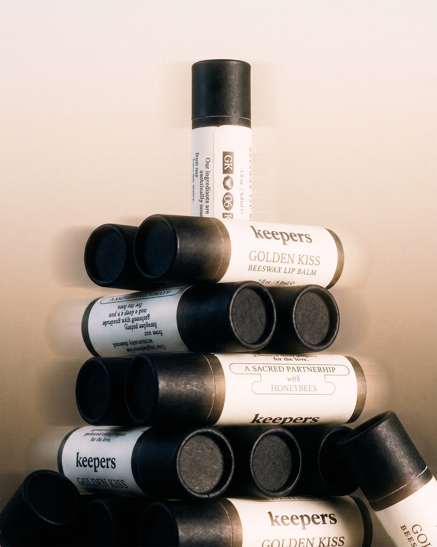 Golden Kiss - Beeswax Lip Balm Trio