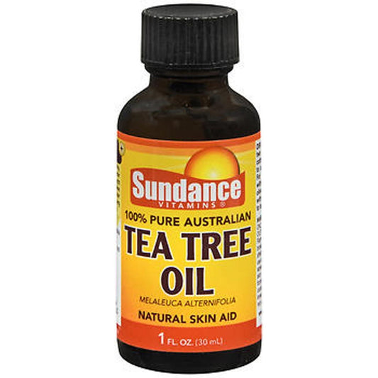 Sundance Vitamins 100% Pure Tea Tree Oil For Natural Skin Aid, 1 Oz