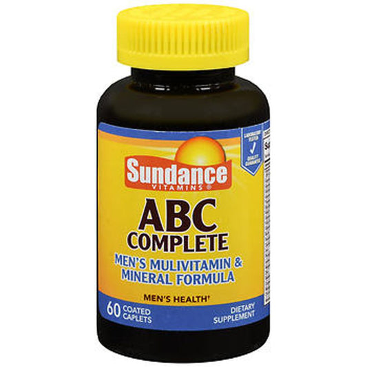 Sundance Vitamins, ABC Complete Men's Multivitamin & Mineral Formula, 60 Coated Caplets