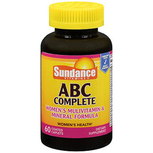 Sundance Vitamins, ABC Complete, Women's Multivitamin & Mineral Formula, 60 Coated Caplets