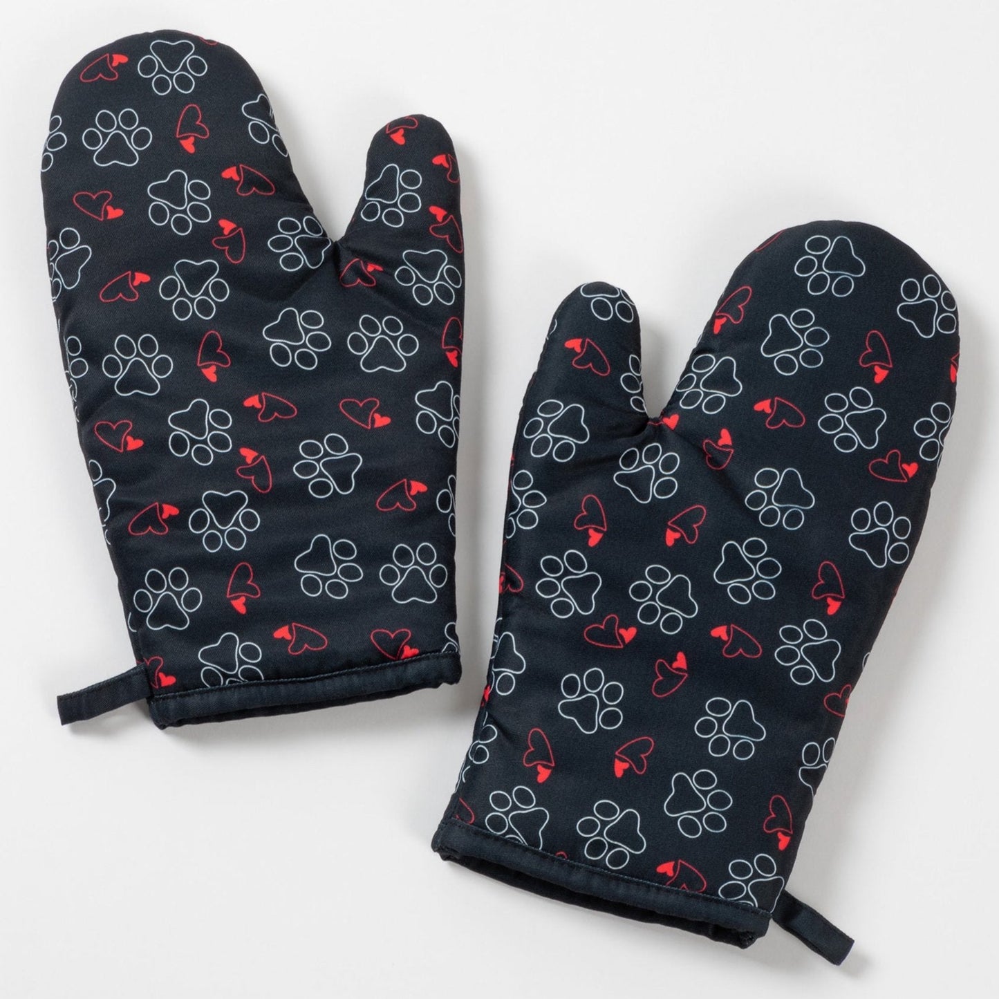 Distinctly Designed Oven Mitts - Set of 2