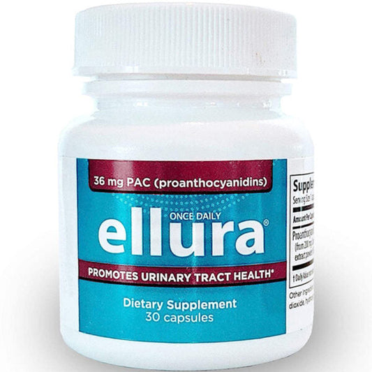 Ellura 36 Mg PAC DMAC (30 Capsule Box), Natural Cranberry Supplement For Prevention Of Recurrent Urinary Tract Infections (UTI)