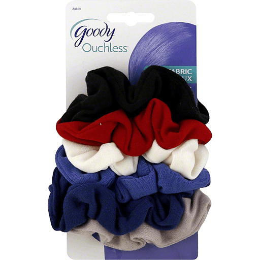 Goody Ouchless Scrunchies, Assorted Colors