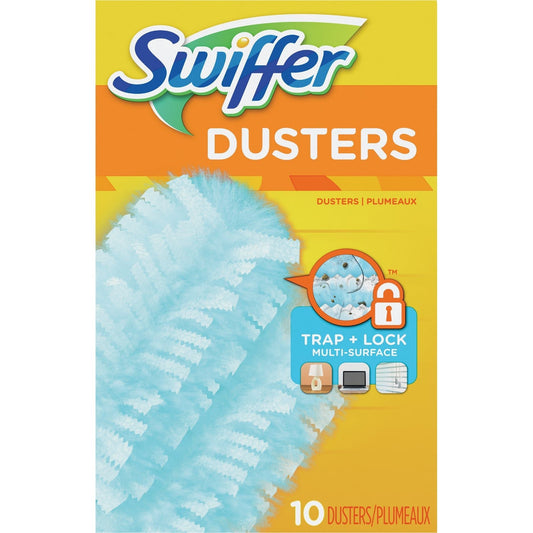 Swiffer Duster - Unscented Dusters Refills - Fiber - 7.68in. X 4.92in. X 3.67in. - Blue - BX Of 10