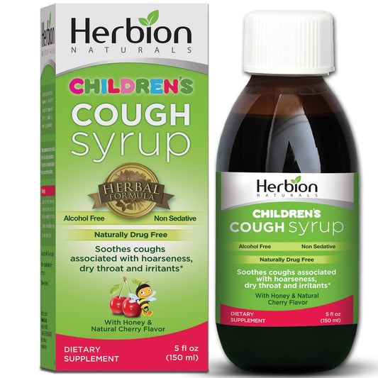 Herbion Naturals Throat Syrup All Natural Cherry For Children, 1 Each, 5 Fl Oz