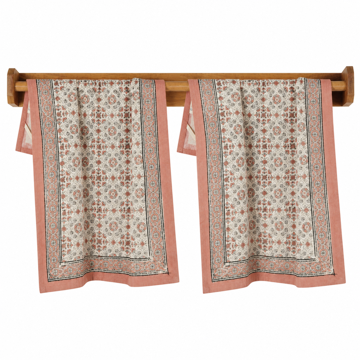 Cotton Kitchen Towel | Hand Block Printed | Lily