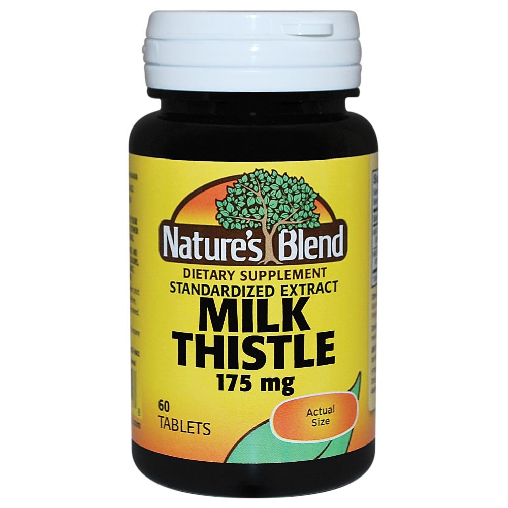 Nature's Blend Milk Thistle Extract, 175 Mg, 60 Tabs