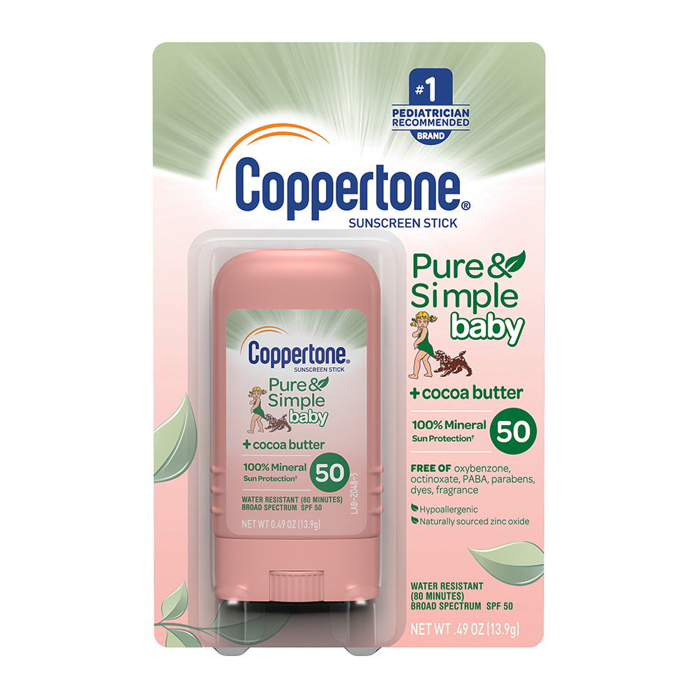 Coppertone Water Babies Pure & Simple Sunscreen Stick SPF 50