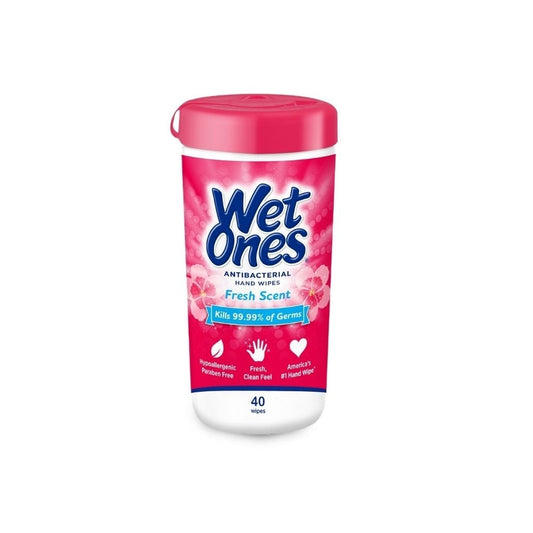 Wet Ones Antibacterial Hand Wipes Canister - Fresh Scent Pack
