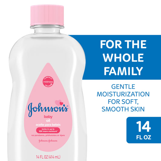 Johnson's Baby Pure Mineral Oil - Original, 14 Fl Oz